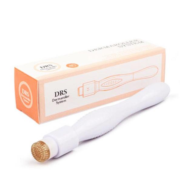 White Handle Professional 40 Needle Titanium Derma Stamp Micro Needling Therapy System