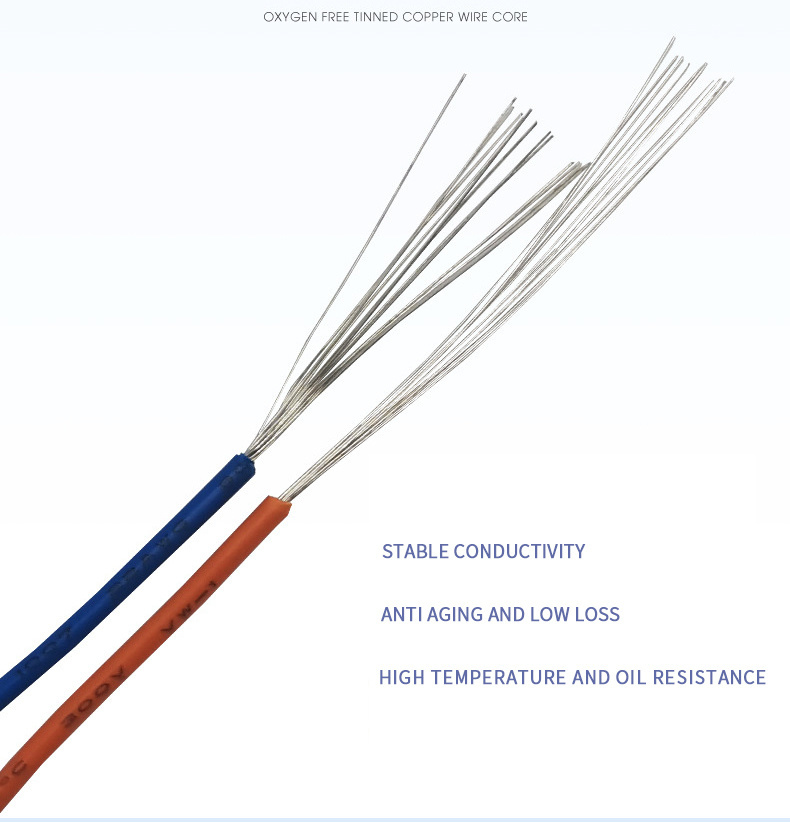 Custom UL1333 Fer Insulated Wire Low Loss Power Coaxial Flexible Cable with TRS Jacks
