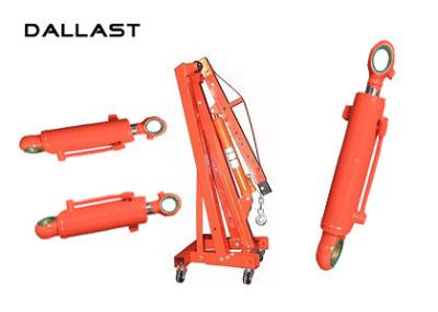 Hoist Mechanism Tie Rod Chromed Hydraulic Lift Cylinder Double Acting