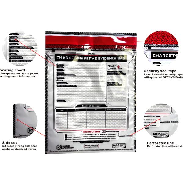 Безопасность сумка подделка доказательство денег сумка лента наличные доказательства на заказ PE Пластиковый высокий S