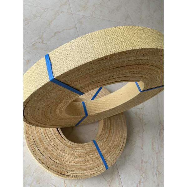 Brown Woven Brake Lining Material Non Asbestos Yarns 20 Meters/Roll