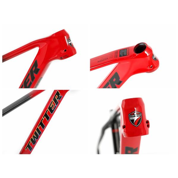 Рамка 29 горного велосипеда Hardtail волокна углерода рычага ХИЩНИКА XC Twitter