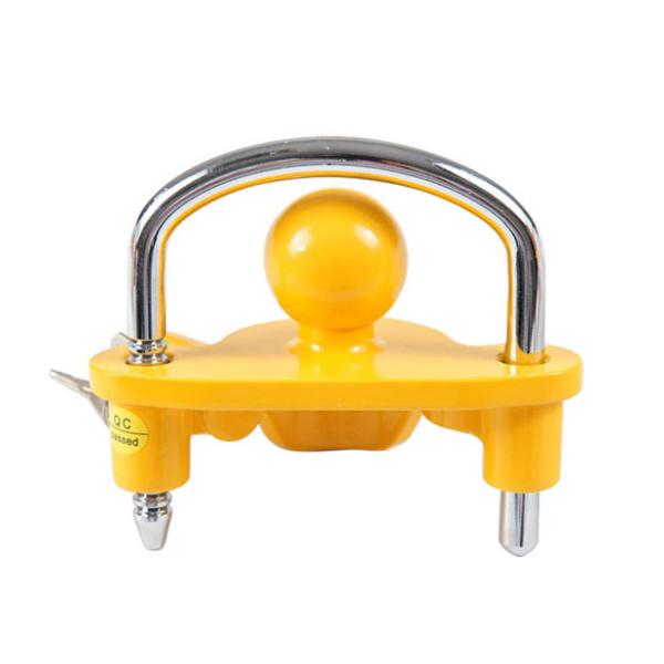 Trailer Hitch Coupling Ball Lock with Steel Zinc Alloy Copper Finish Material