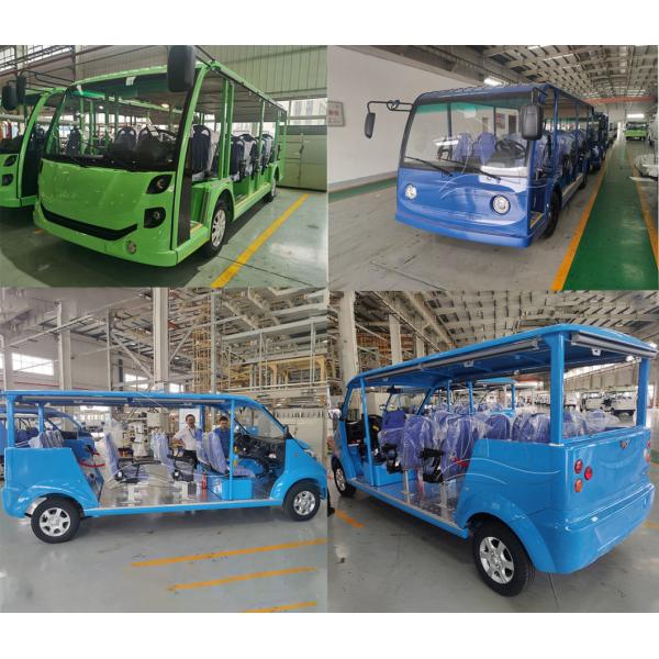 Instock 11 Seater Electric Tour Car with 5000*1530*1900 Size and 14 Seating Capacity