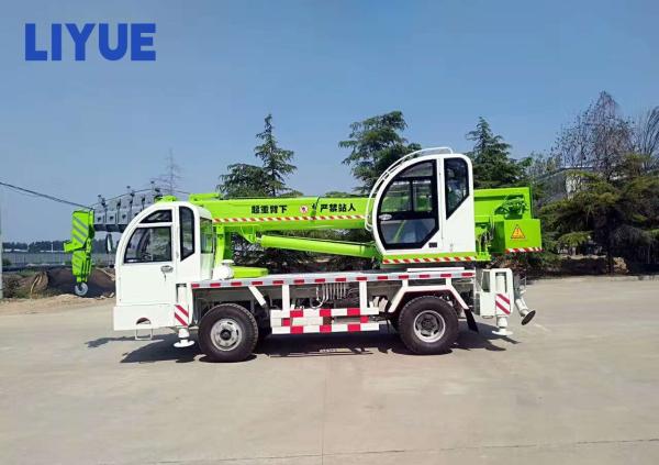 6 Ton Mobile Hydraulic Mini Crane Truck Homemade Chassis Construction Truck Crane