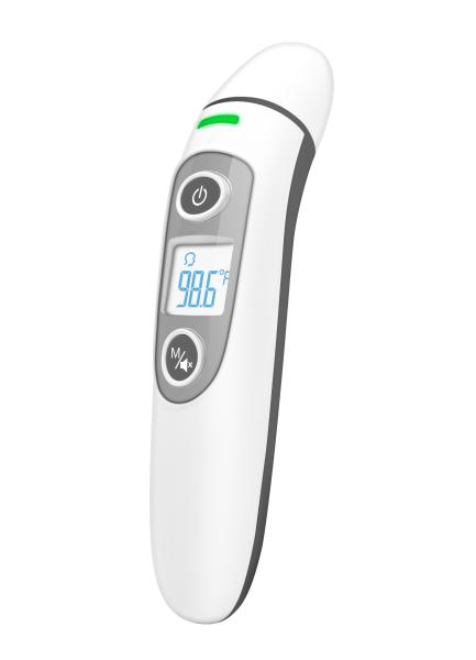 Clinical Body Temperature Digital Forehead Thermometer ABS Material 0.1℃/F Resolution