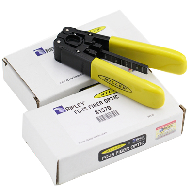 Zinc Alloy Steel CR12 FTTH Fiber Optic Drop Cable Stripper Fiber Optic Tools