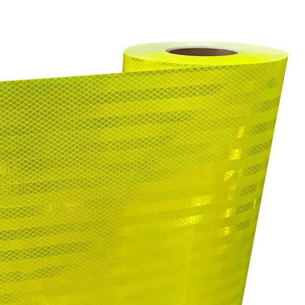 Fluorescent Yellow Green Rigid Sign Reflective Sheeting High Intensity Prismatic with 24-hour Visibility