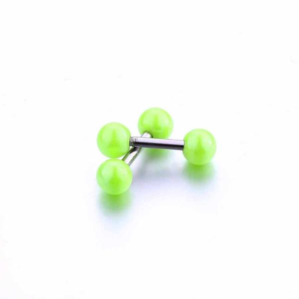 Candy Color Stud Earrings Double Ball Sided Earrings for Women Ear Jewelry