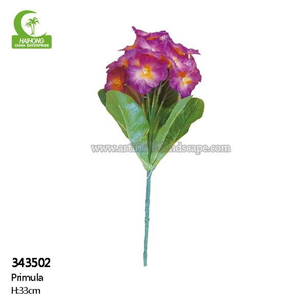 Tamanho pequeno nenhumas flores artificiais de nutrição do toque real de 29cm para o partido