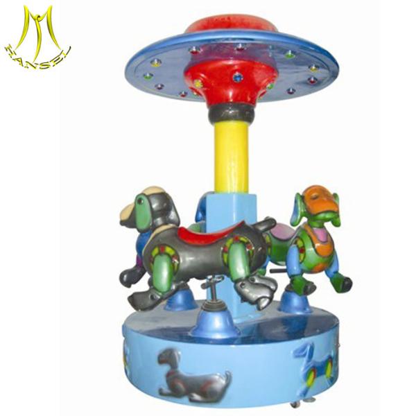 Hansel  shopping mall revolving machine Type animal kids rides carousel horse rides for sale