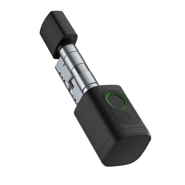Ttlock Fingerprint Keypad Combination Cylinder Lock with Keys and Emergency Function for Aluminum Door Cloud Data Storage