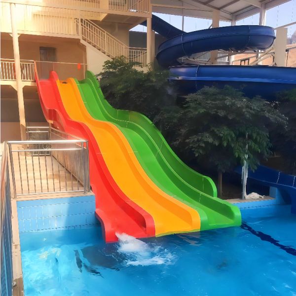 Sled And Barrel Water Slide 8-10mm Thick Fiberglass For Hotel Residential Swimming Pools  Games Equipment Fun Aqua Park