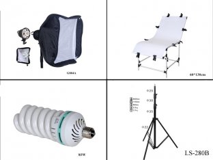 Цифров непрерывная студии фотография все еще освещая наборы и