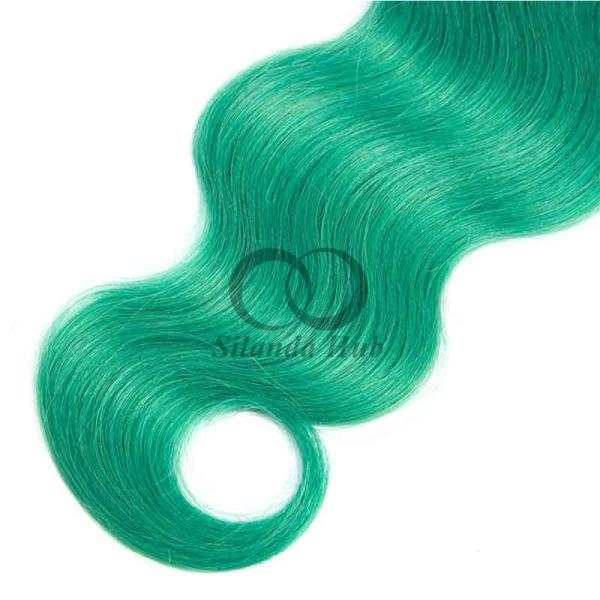 #T1B/Green Body Wave Remy Human Hair Bundles Sew In Weave Bundles Brazilian Bundle Deals