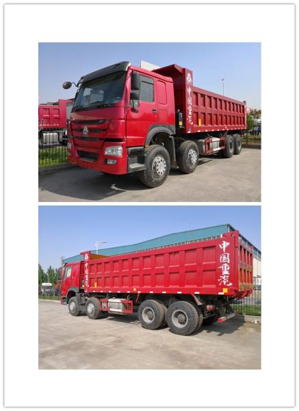 Sinotruck Howo 8x4 Tipper Truck Left Hand Driving With Good Condition