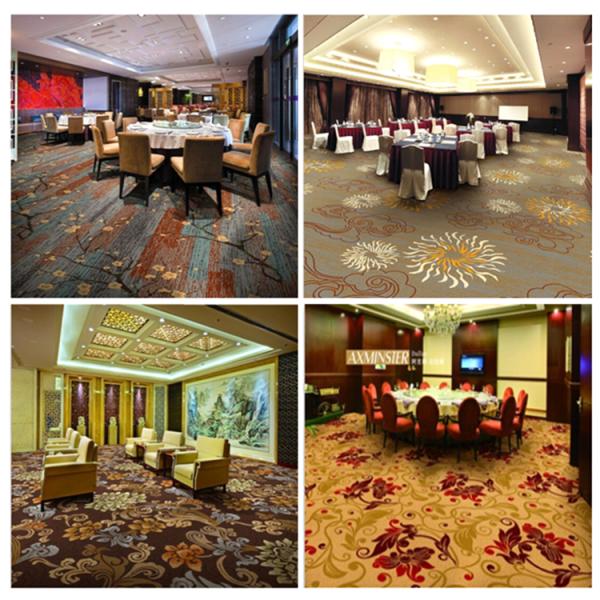 Axminster PVC Commercial Flooring , Cut Pile Twist Carpet Jacquard Style