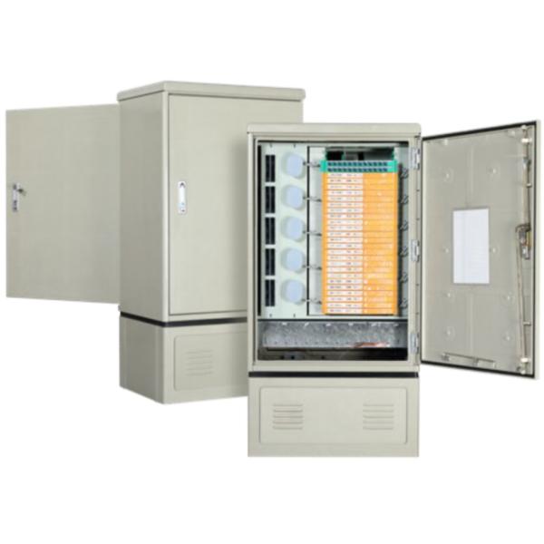 ZCOCC-F576-3F Fiber Optical Cross Connect Cabinet Gray Outdoor 576F Fiber Optic Cross Connect Cabinet For FTTH
