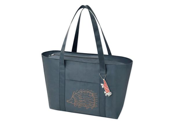 Dark Grey Canvas Tote Bags 420D Polyester Fabri Convenient Single Shoulder Bag