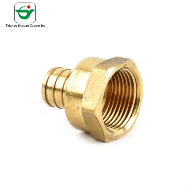 соединительная муфта с внутренней резьбой 1/2 '' X3/4» покрытая никелем латунная FNPT Pex