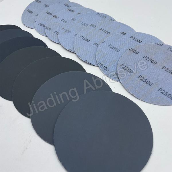 6inch Waterproof Sandpaper 150mm Silicon Carbide Hook Loop Abrasive Disc Paper D Weight