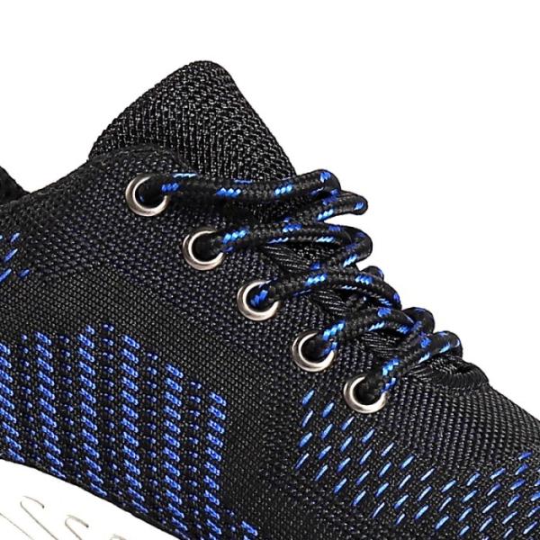 Breathable Metal Safety Toe Fly Knit Protective Lace up Shoes with Puncture Resistance