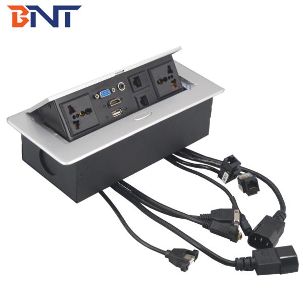 high quality available customized various modular for conference system media desktop socket box