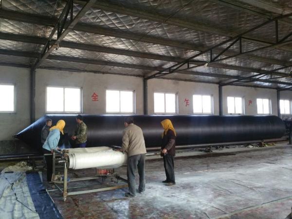 ar de borracha de nylon bolsas a ar de lançamento enchidas ISO17357 do navio 0.20Mpa