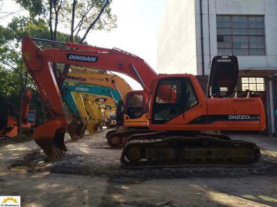 2013 anos 22T usaram o escavador DH220 DH220-7 de Daewoo da máquina escavadora de Doosan