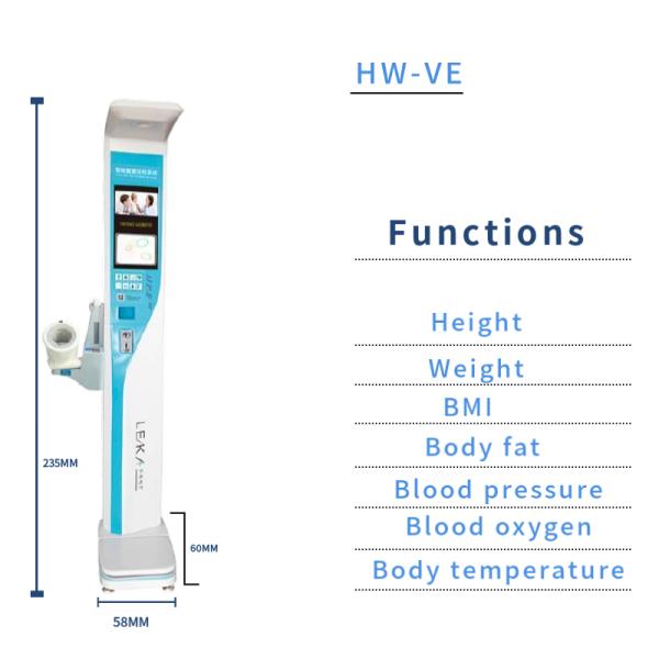 Medical Body Fat Scales High Strength ABS Coin Machine for Precise Weight Measurement