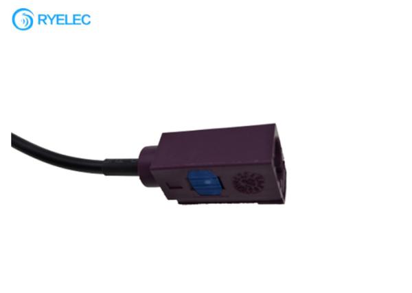 Fakra D Jack fêmea da trança coaxial fêmea do cabo RG174 de SMA cabo da antena de rádio ao auto