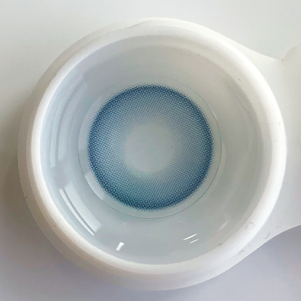 Wholesale Shepherdess Blue 14.5mm Diameter Yearly Colored Contact Lenses with Comfort-Focused Design