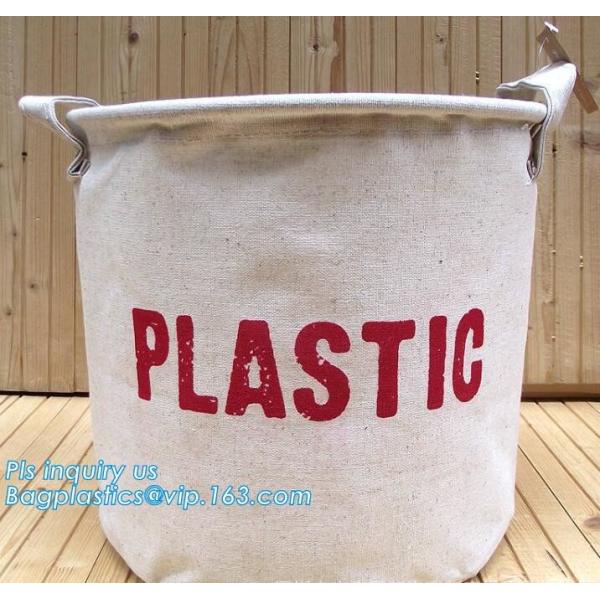 Collapsible Canvas Fabric Basket for Laundry Hamper Large Washing Bin Household Organizer,multi-functional folding baske