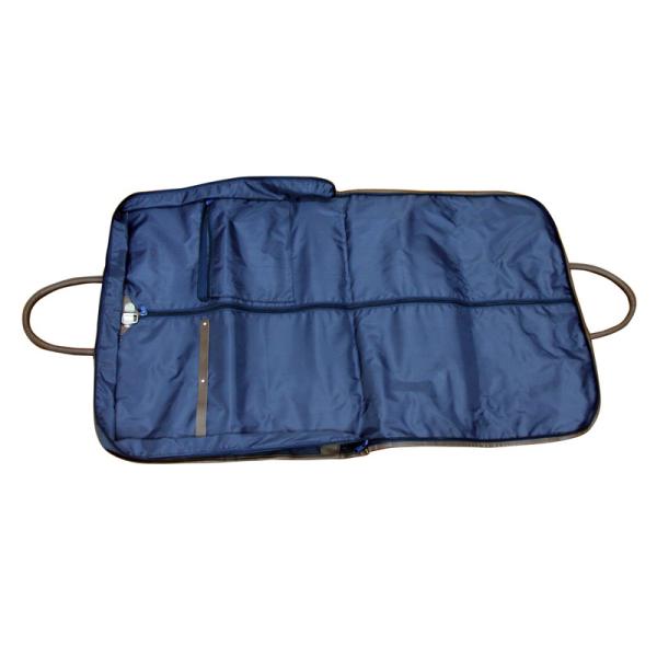 Nicholas Embroidery Logo Suit Garment Bag Oxford Fabric PU Handle