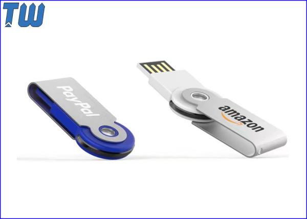 Blade 360 Rotating Colorful LED Light 128GB USB Flash Drive USB Device