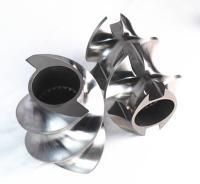 Extrusor de doble tornillo TDS150 de extinción de bloques de crujido con vacío