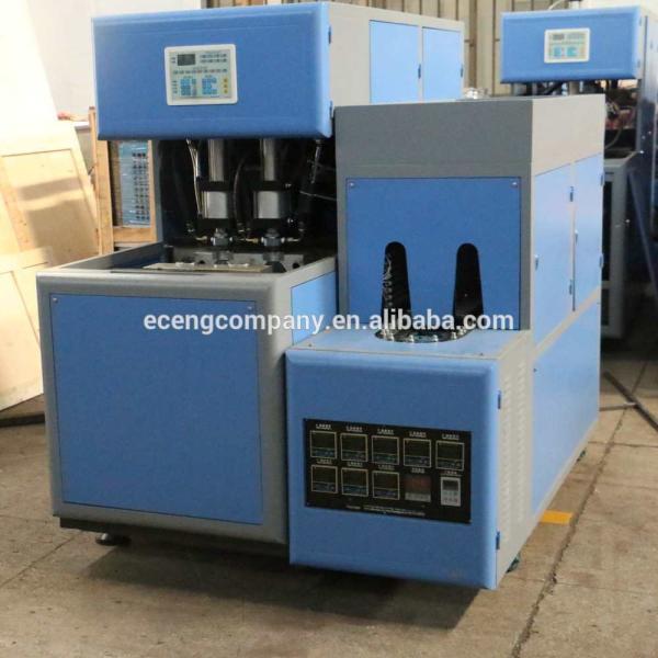 2 Cavity Semi Automatic Pet Blowing Machine For Medicine / Cosmetics Bottles