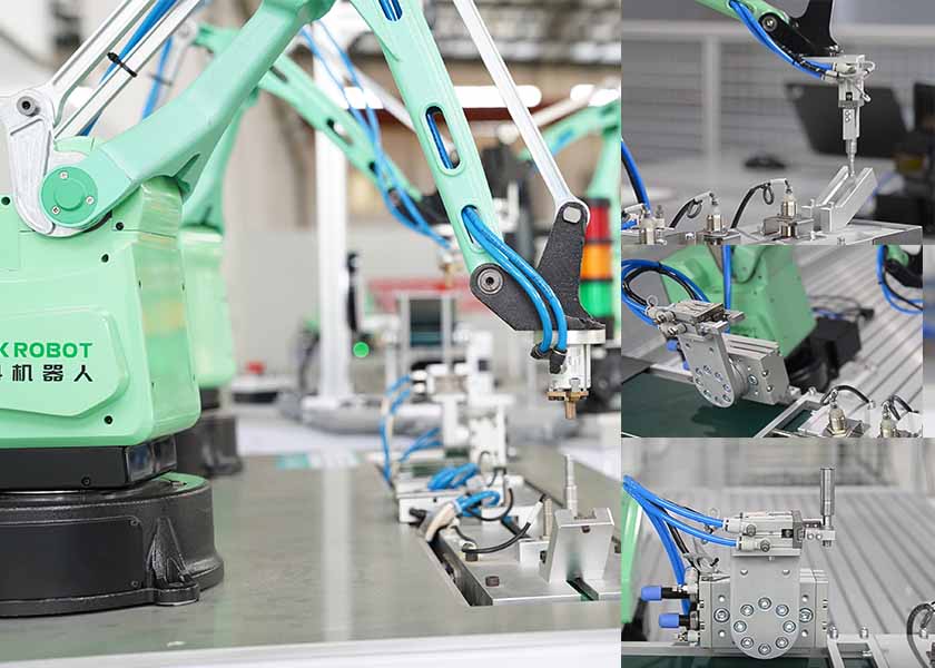 Мини промышленная сотрудническая небольшая робототехническая рука руки для упаковывая загрузки