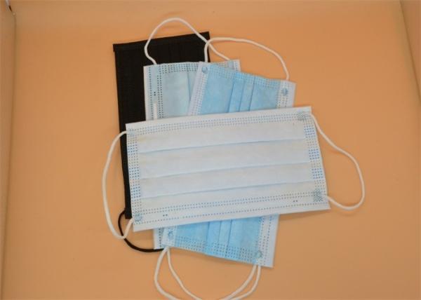 Hospital Mouth 3 Ply Non Woven Face Mask Good Coronavirus Resistance