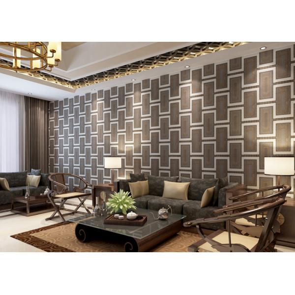 Эко - дружественные водонепроницаемые гостиная обои, рельефные виниловые обои