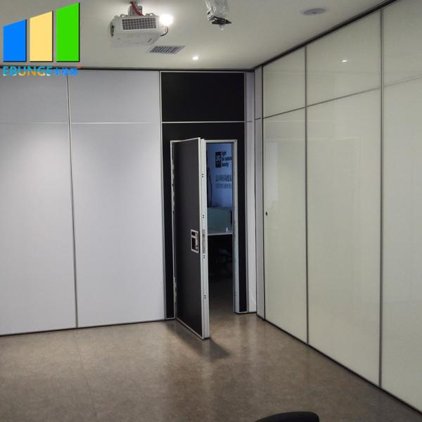 Bois fonctionnel acoustique de diviseurs de pièce de séparation de pièce de décoration de bureau d'Ebunge glissant la séparation se pliante