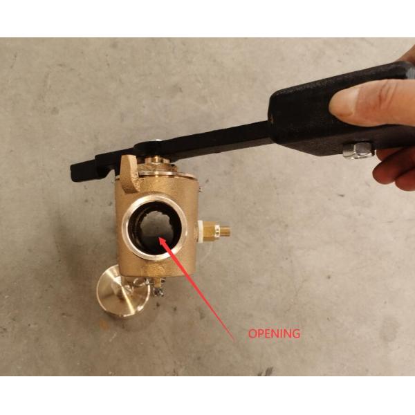 Самозакрывающие вентиляционные клапаны для прослушивающей трубы DN6, самозакрывающий вентиляционный клапан с пружинным нагрузкой Материал корпуса клапана Бронза / латунь