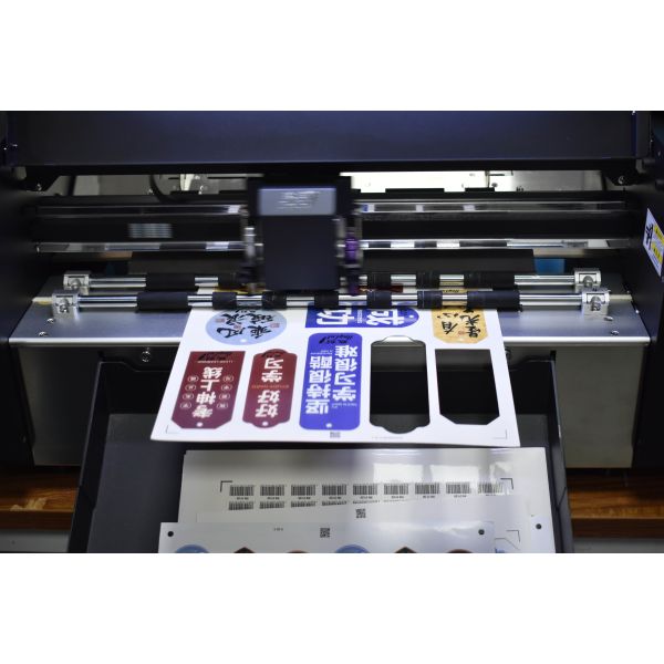 Double-head Cutting Trolley 1600mm/s High Speed Label Cutting Machine With Half-cut And Full-cut Function