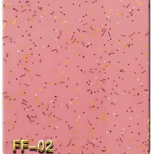 Iridescent Sublimation Red Glitter Acrylic Sheet 5mm Anti Scratch