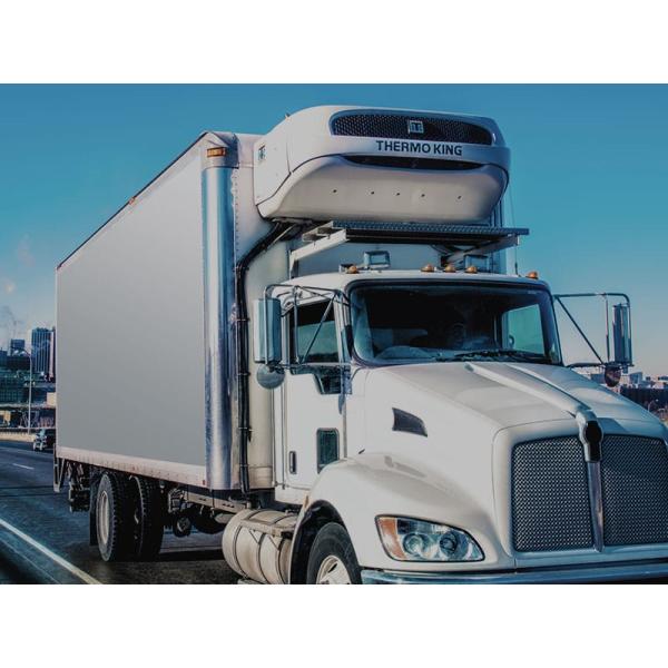 0.295 W/m2 C K Value Refrigerated Semi Truck Trailer for Frozen Meats and Chill Foods