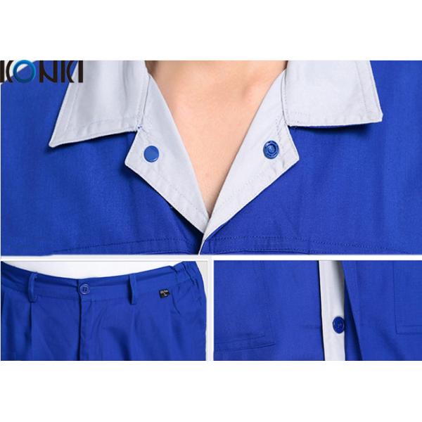 Blue Wear Work Trousers Custom Comfortable Work Uniform For Electrician / Worker