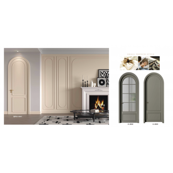 Aesthetic wooden door--Small French Style