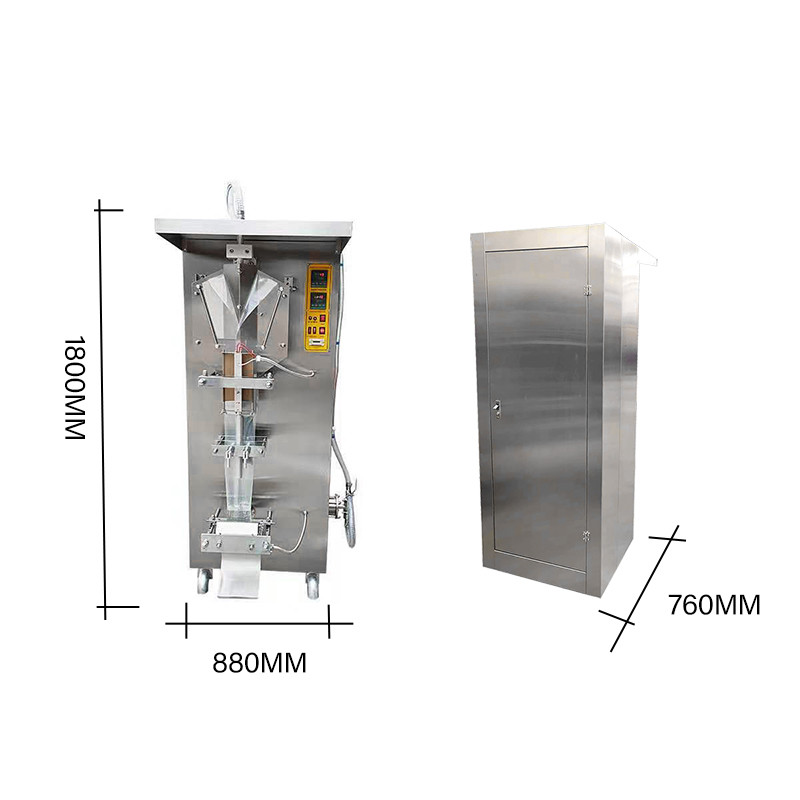 AS-2000 Automatic Water Pouch Packing Machine Milk Sachet Bag Packing Machine Popsicle Liquid Filling Sealing Packing Machine