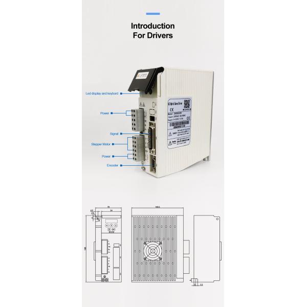 3 Phase 16nm 220VAC Closed Loop Motor Nema 42 110*110mm