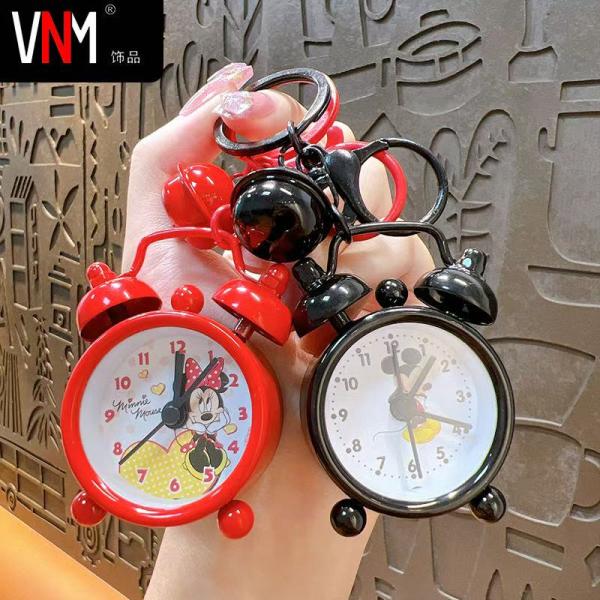 3 In 1 Folding Portable Small Mirror Keychain Decoration Labubu Doll Keychain